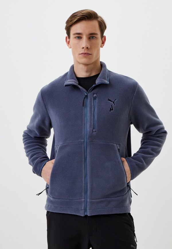 PUMA Олимпийка - SEASONS FLEECE FULL ZIP M Inky Blue - фото 1