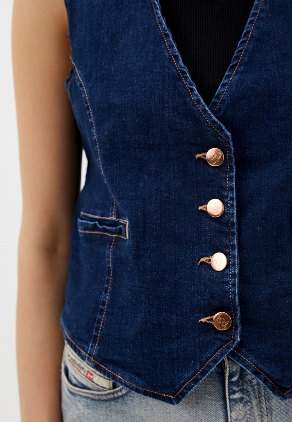 Rinascimento Жилет джинсовый - фото 4