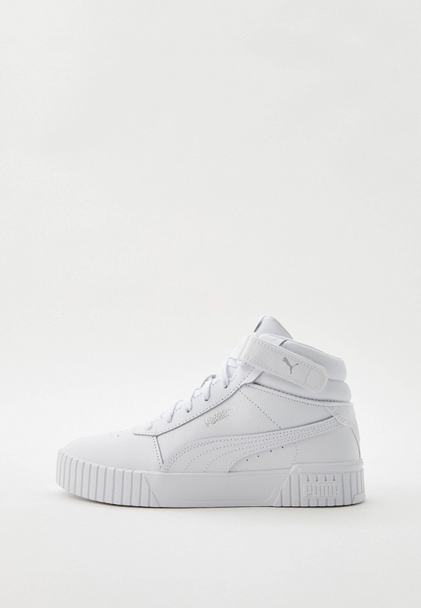 PUMA Кеды - Carina 2.0 Mid Puma White-Puma White-Pum - фото 1
