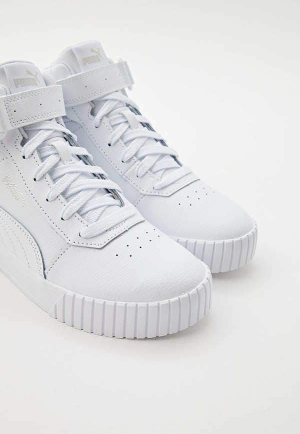 PUMA Кеды - Carina 2.0 Mid Puma White-Puma White-Pum - фото 2