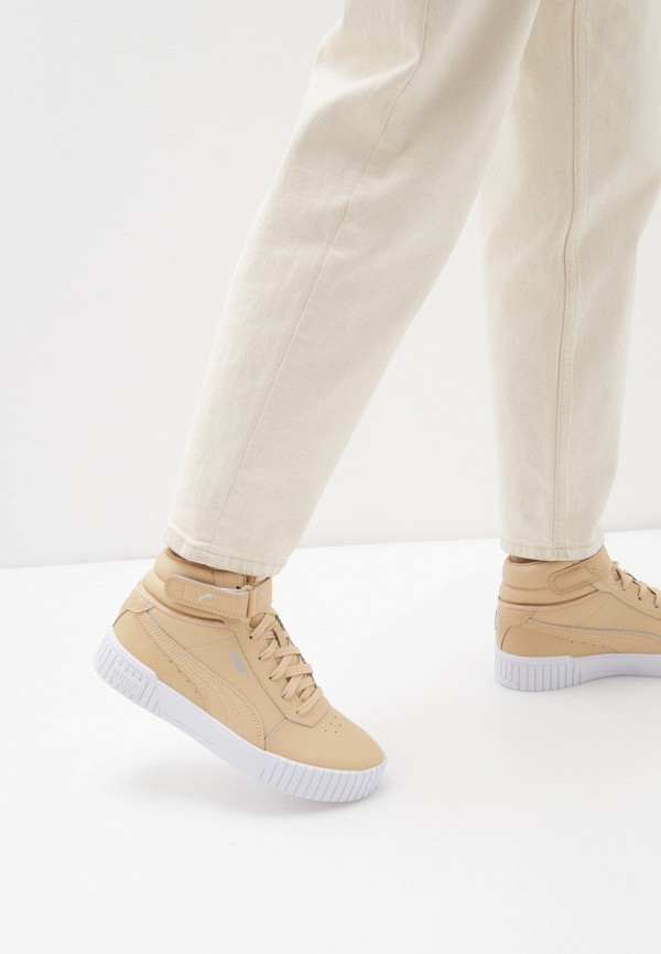 PUMA Кеды - Carina 2.0 Mid Light Sand-Light Sand-Pum - фото 6