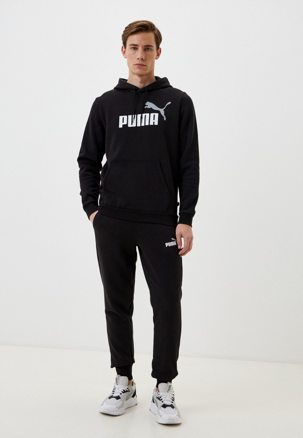 PUMA Брюки спортивные - ESS+ 2 Col Logo Pants FL cl PUMA Black-p - фото 2