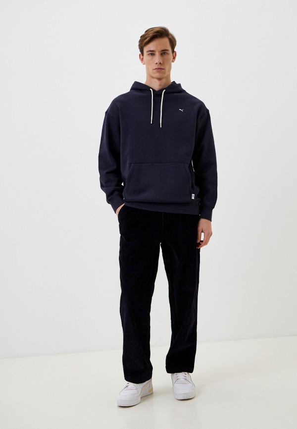 Navy puma hoodie deals