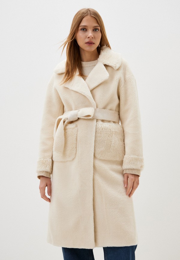 Pink Orange Пальто меховое - фото 1