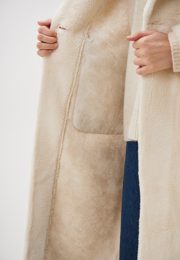 Pink Orange Пальто меховое - фото 5