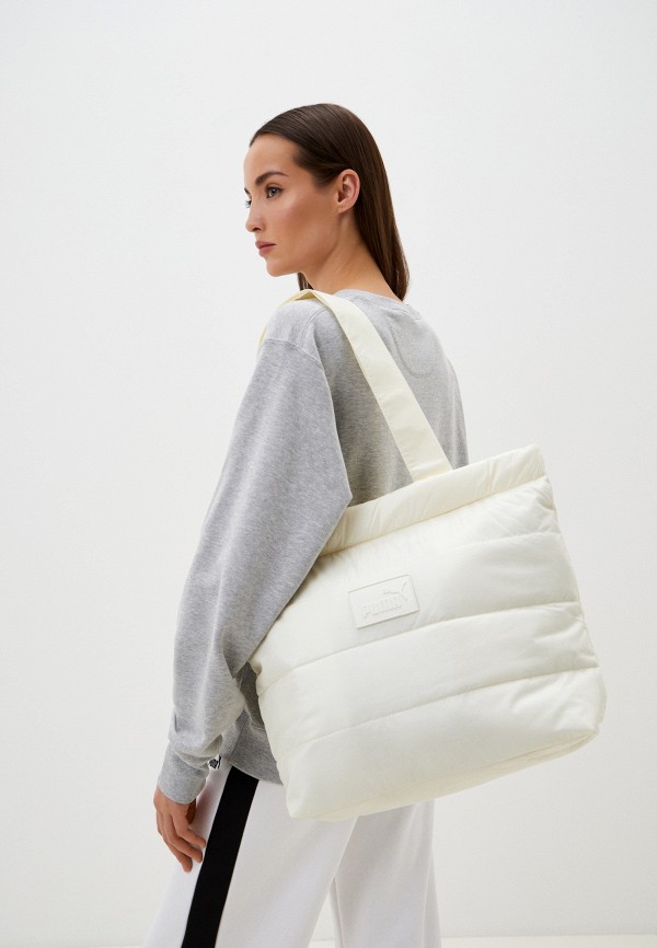 PUMA Сумка - Core Tote Bag Warm White - фото 5