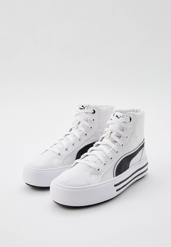 PUMA Кеды - Kaia 2.0 Mid PUMA White-PUMA Black - фото 3