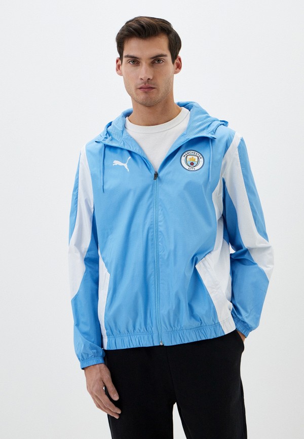 Ветровка PUMA MCFC Prematch, цвет: голубой, RTLADD589701 — купить в ...