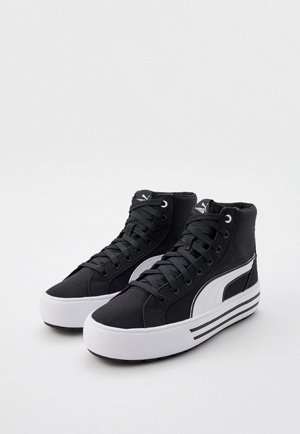 PUMA Кеды - Kaia 2.0 Mid PUMA Black-PUMA White - фото 3