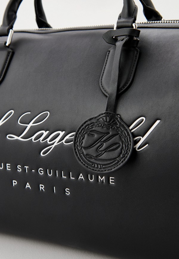 Karl Lagerfeld Сумка дорожная и брелок - фото 3