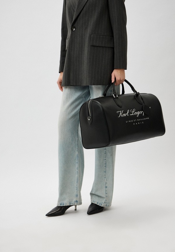 Karl Lagerfeld Сумка дорожная и брелок - фото 6