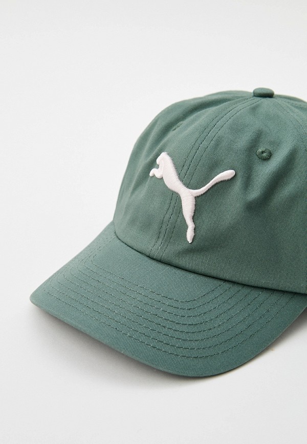 PUMA Бейсболка - PUMA ESS Cat Logo BB Cap Eucalyptus-Fros - фото 3