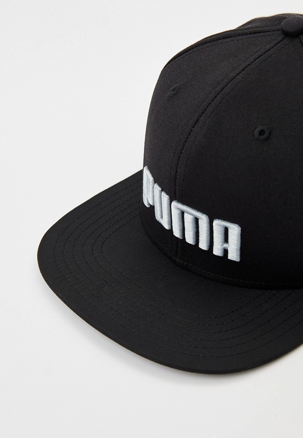 PUMA Бейсболка - PUMA Flatbrim Cap PUMA Black-Gray Violet - фото 3