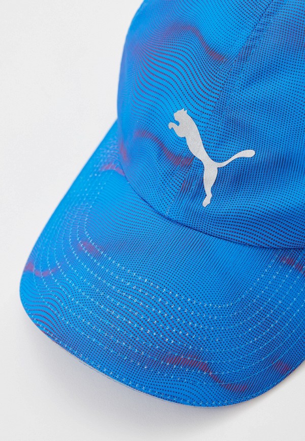 PUMA Бейсболка - Unisex Running Cap III Ultra Blue-Fire O - фото 3