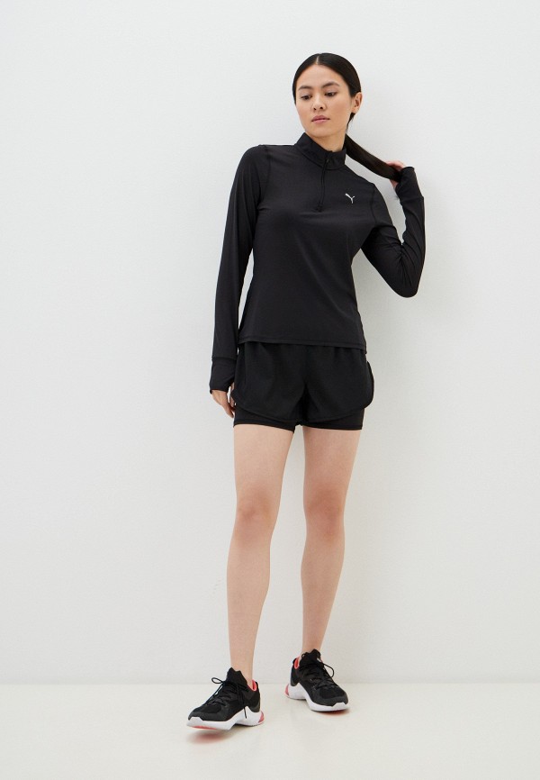 PUMA Лонгслив спортивный - RUN FAVORITE 1/4 ZIP W - фото 2