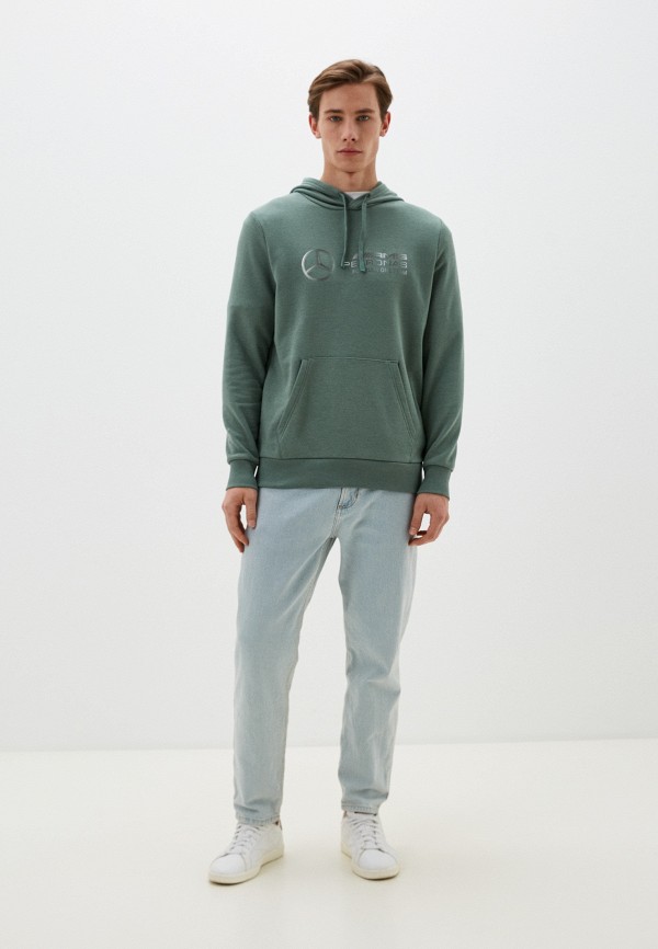 PUMA Худи - MAPF1 Logo Hoodie Eucalyptus - фото 2