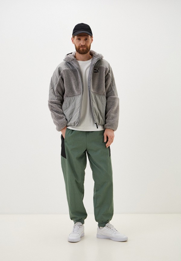 PUMA Куртка утепленная - Classics Utility Jacket Concrete Gray - фото 2