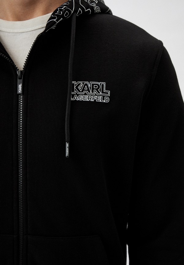 Толстовка Karl Lagerfeld, цвет: черный, RTLADE425901 — купить в ...