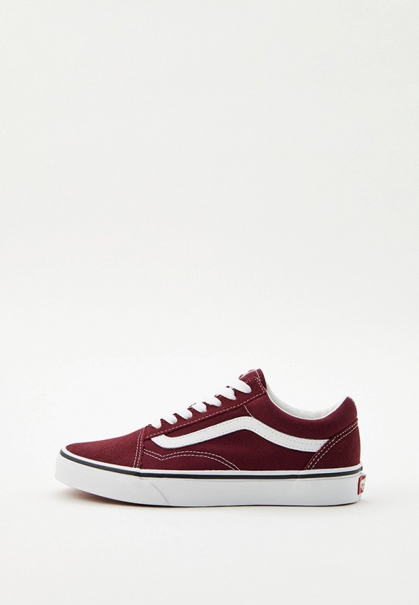 Burgundy vans hotsell old skool womens