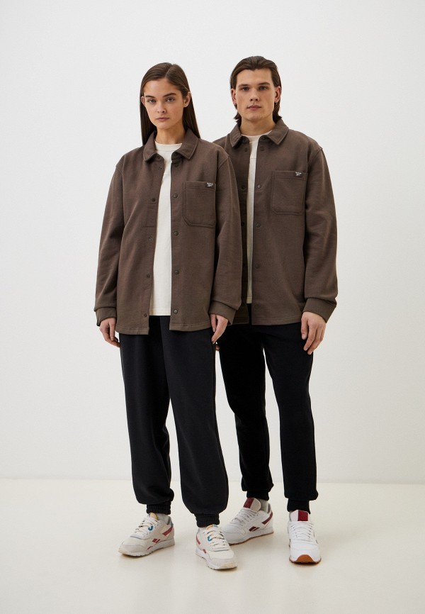 Reebok Рубашка - WARDROBE ESSENTIALS FLEECE SHIRT - фото 2