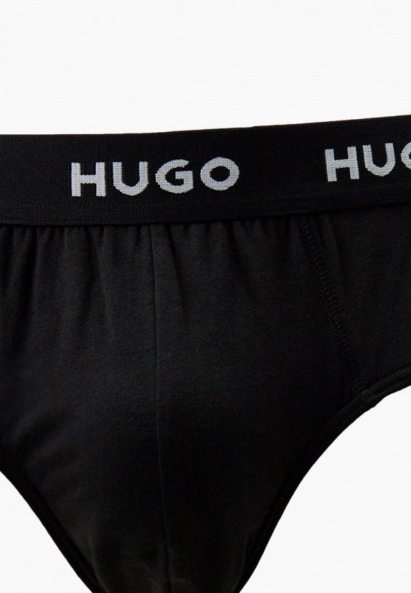 Трусы 3 шт. Hugo HIPBRIEF TRIPLETPACK, цвет: черный, RTLADE789301 ...