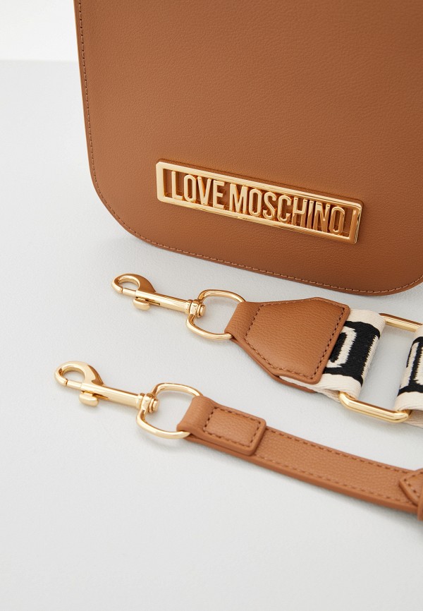 Сумка Love Moschino, цвет: коричневый, RTLADE832001 — купить в интернет ...