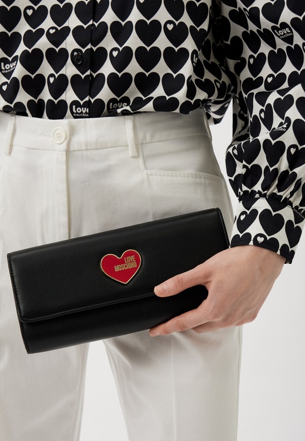 Клатч Love Moschino, цвет: черный, RTLADE836301 — купить в интернет ...