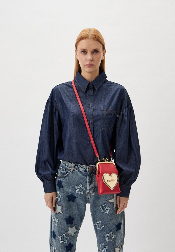 Клатч Love Moschino, цвет: красный, RTLADE838501 — купить в интернет ...
