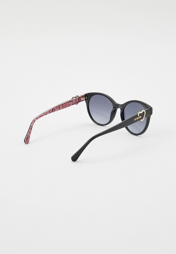 Очки солнцезащитные Love Moschino MOL068/S 807, цвет: черный ...