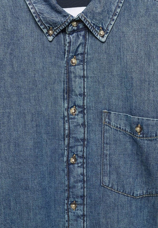 Mango Man Рубашка джинсовая - BLUES - фото 6