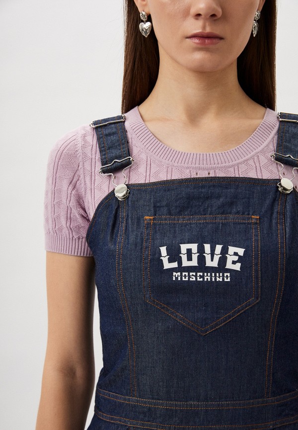 Love Moschino Платье джинсовое - фото 4