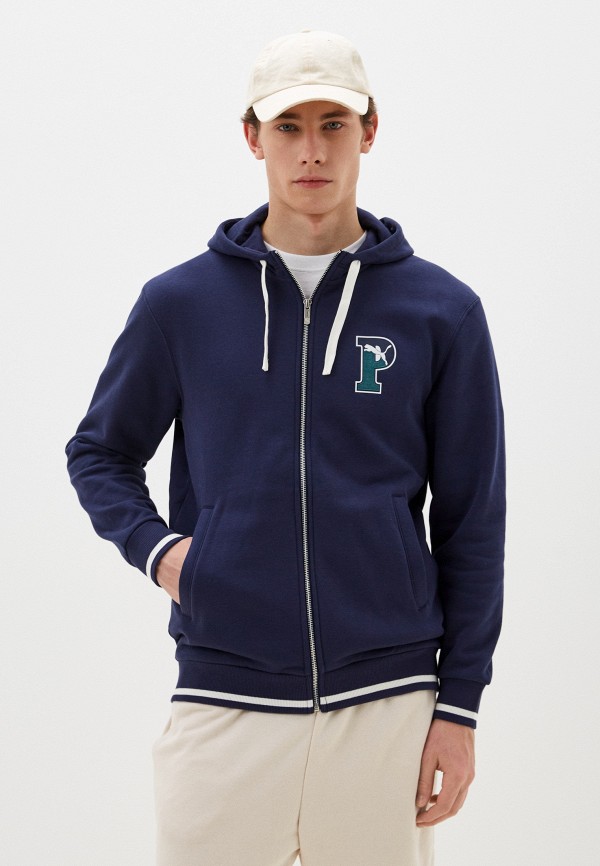 PUMA PUMA SQUAD FZ Hoodie FL PUMA Navy RTLADF598101 Lamoda