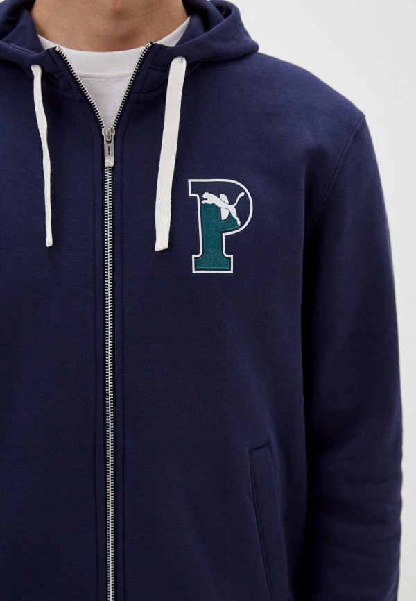 PUMA Толстовка - PUMA SQUAD FZ Hoodie FL PUMA Navy - фото 5