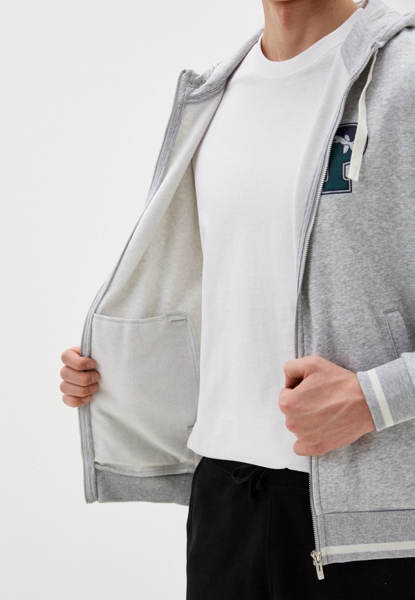 PUMA Толстовка - PUMA SQUAD FZ Hoodie FL Light Gray Heath - фото 5