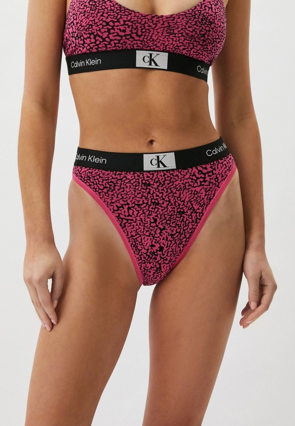 Трусы Calvin Klein Underwear HIGH WAIST BRAZILIAN, цвет: розовый