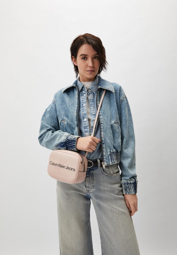 Сумка Calvin Klein Jeans, цвет: розовый, RTLADF791401 — купить в ...