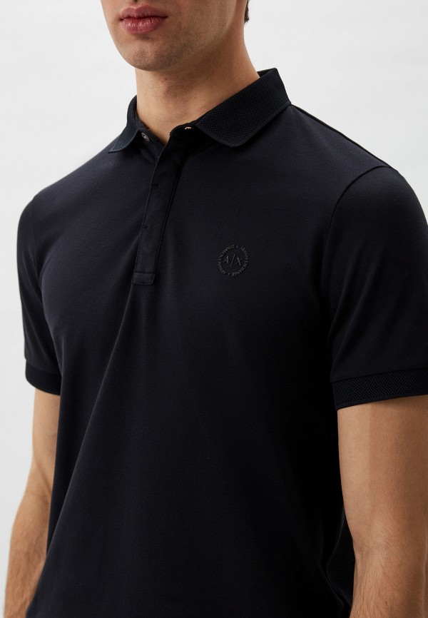 Поло Armani Exchange, цвет: синий, RTLADF949002 — купить в интернет ...