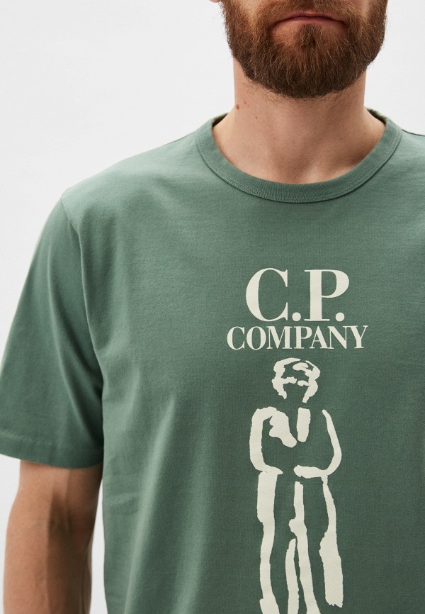 C.P. Company Футболка - 30/2 Mercerized Jersey Twisted British Sailor - фото 4