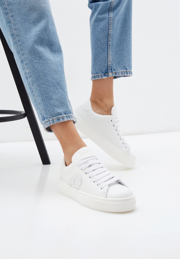 Кеды Furla EXCLUSIVE FOR LAMODA, цвет: белый, RTLADG083201 — купить в ...