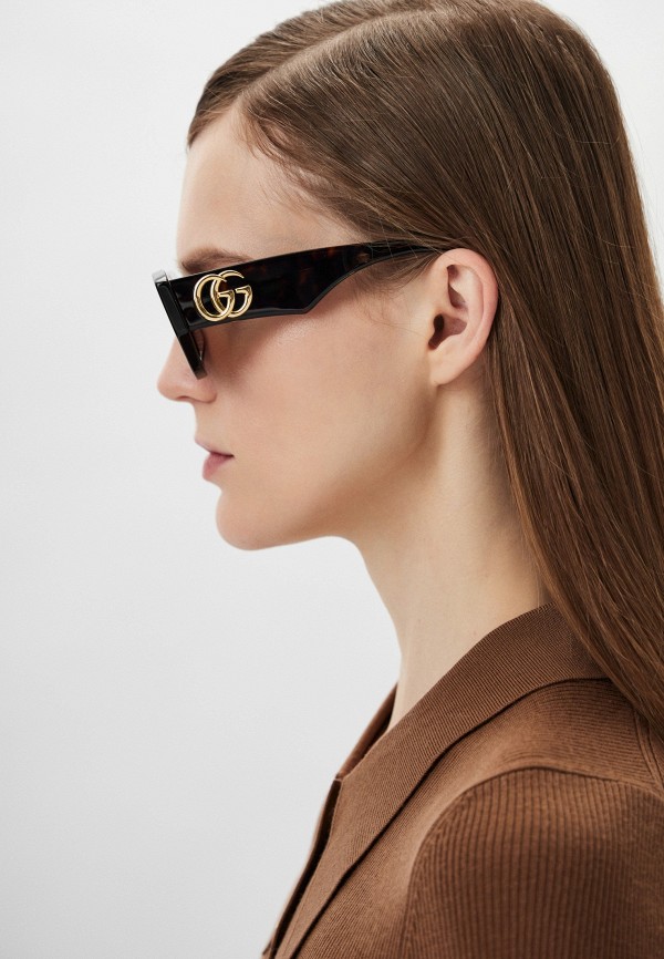 Gucci Очки солнцезащитные - GG1421S 002 - фото 6