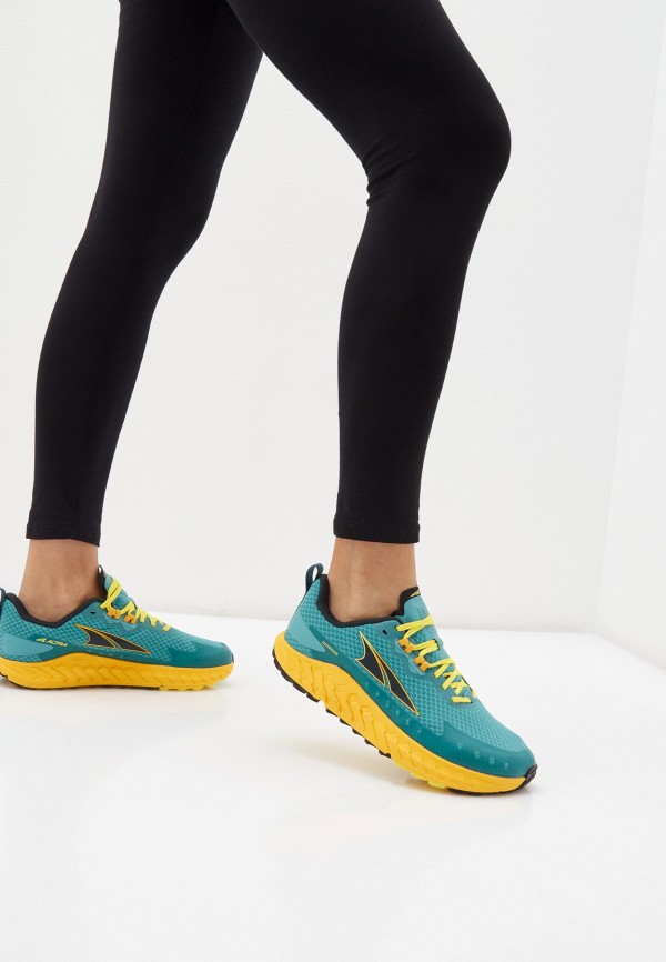 Кроссовки Altra W OUTROAD TRAIL TEAL/YELLOW, цвет: зеленый ...