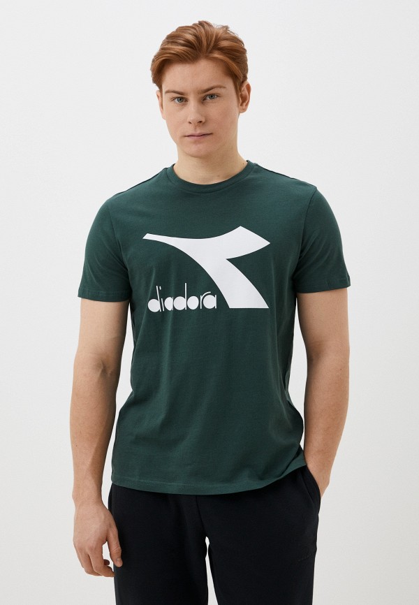 Футболка Diadora T-SHIRT SS CORE, цвет: зеленый, RTLADG332901 — купить ...