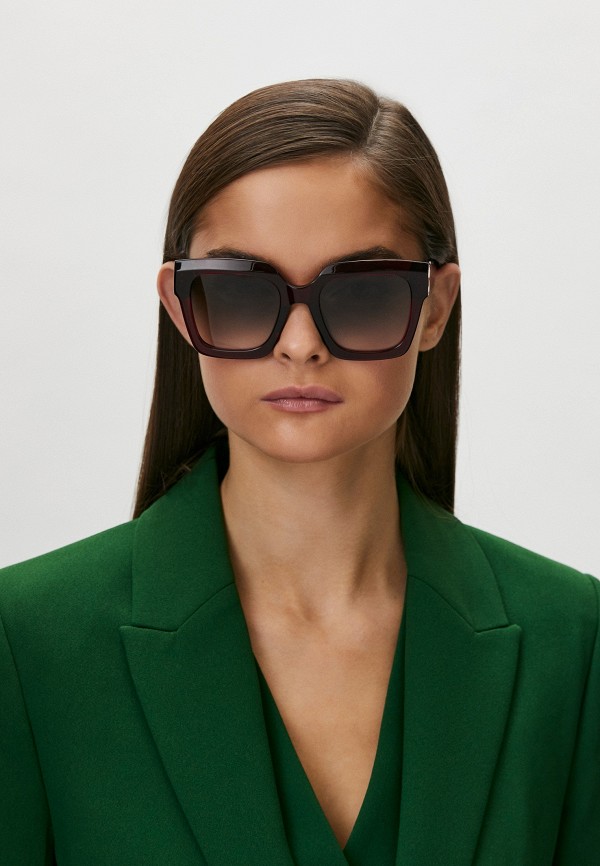 Очки солнцезащитные Blumarine 839-954, цвет: бордовый, RTLADG342201 ...