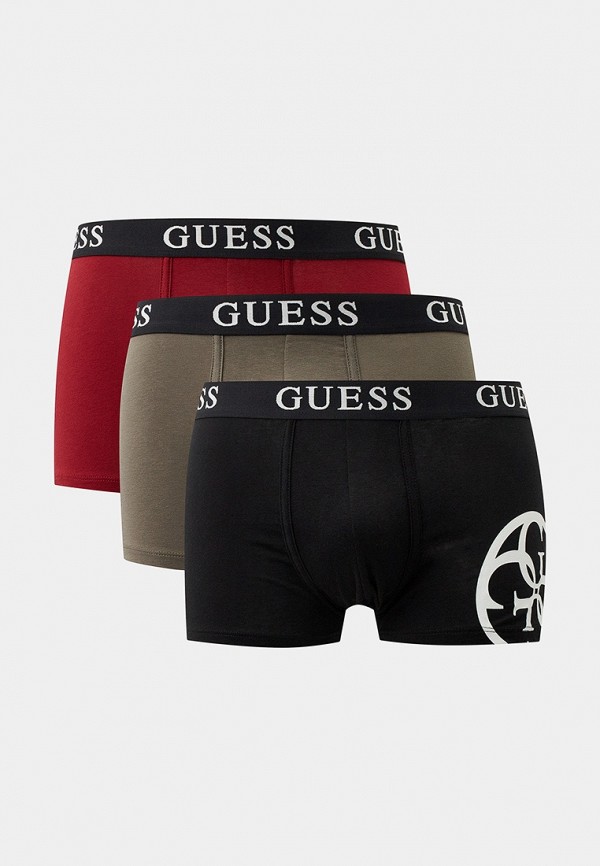 Трусы 3 шт. Guess, цвет: бордовый, RTLADG487801 — купить в интернет ...