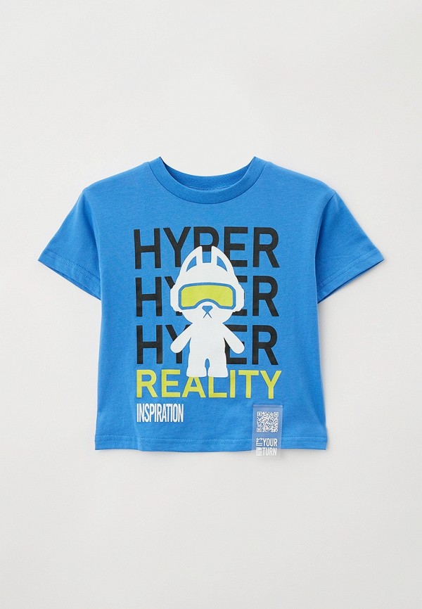 Button Blue Футболка - фото 1