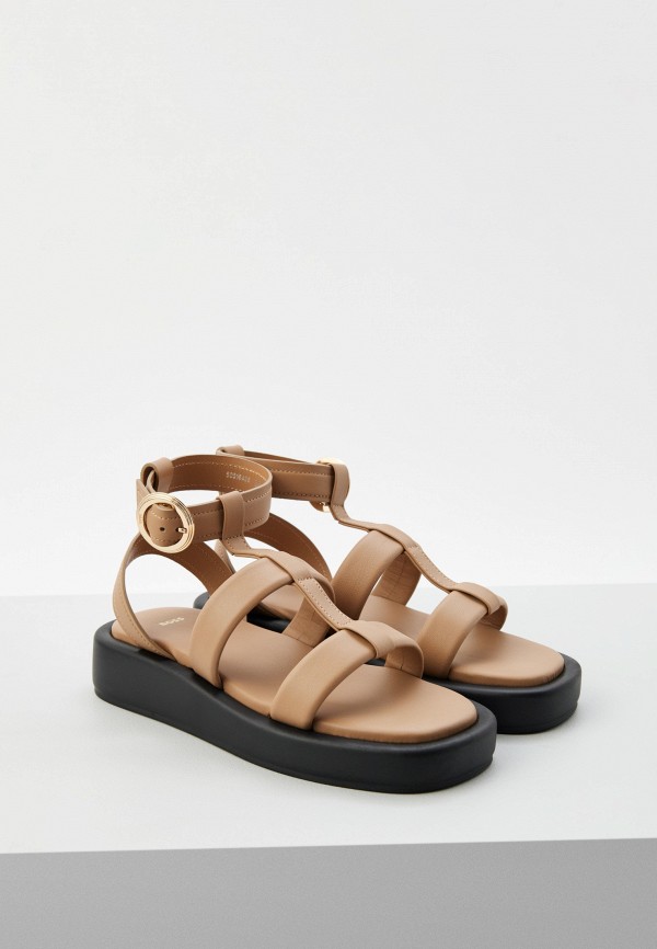 Сандалии Boss Scarlet_Sandal_C, цвет: бежевый, RTLADG539901 — купить в ...