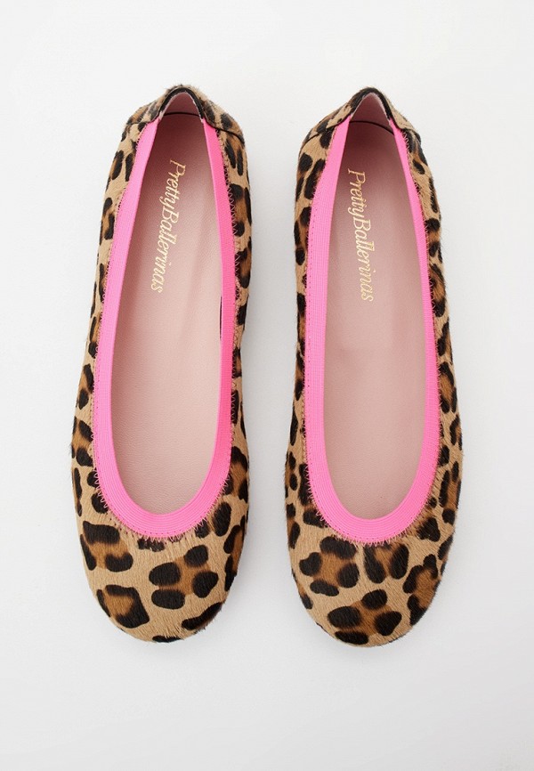 Балетки Pretty Ballerinas леопардовые, цвет: коричневый, RTLADG541501 ...
