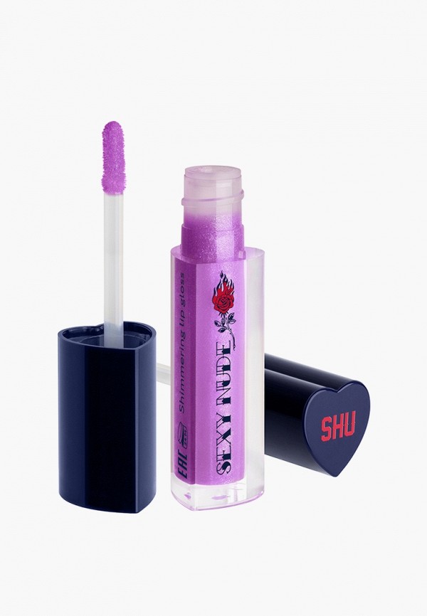 Блеск для губ Shu Cosmetics с мерцающим финишем, цвет: фиолетовый ...
