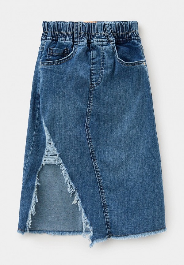 Юбка джинсовая Dali - цвет: синий, коллекция: мульти.