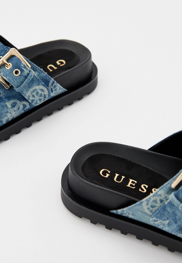 Сабо Guess FATEMA4 из денима, цвет: голубой, RTLADG666301 — купить в ...